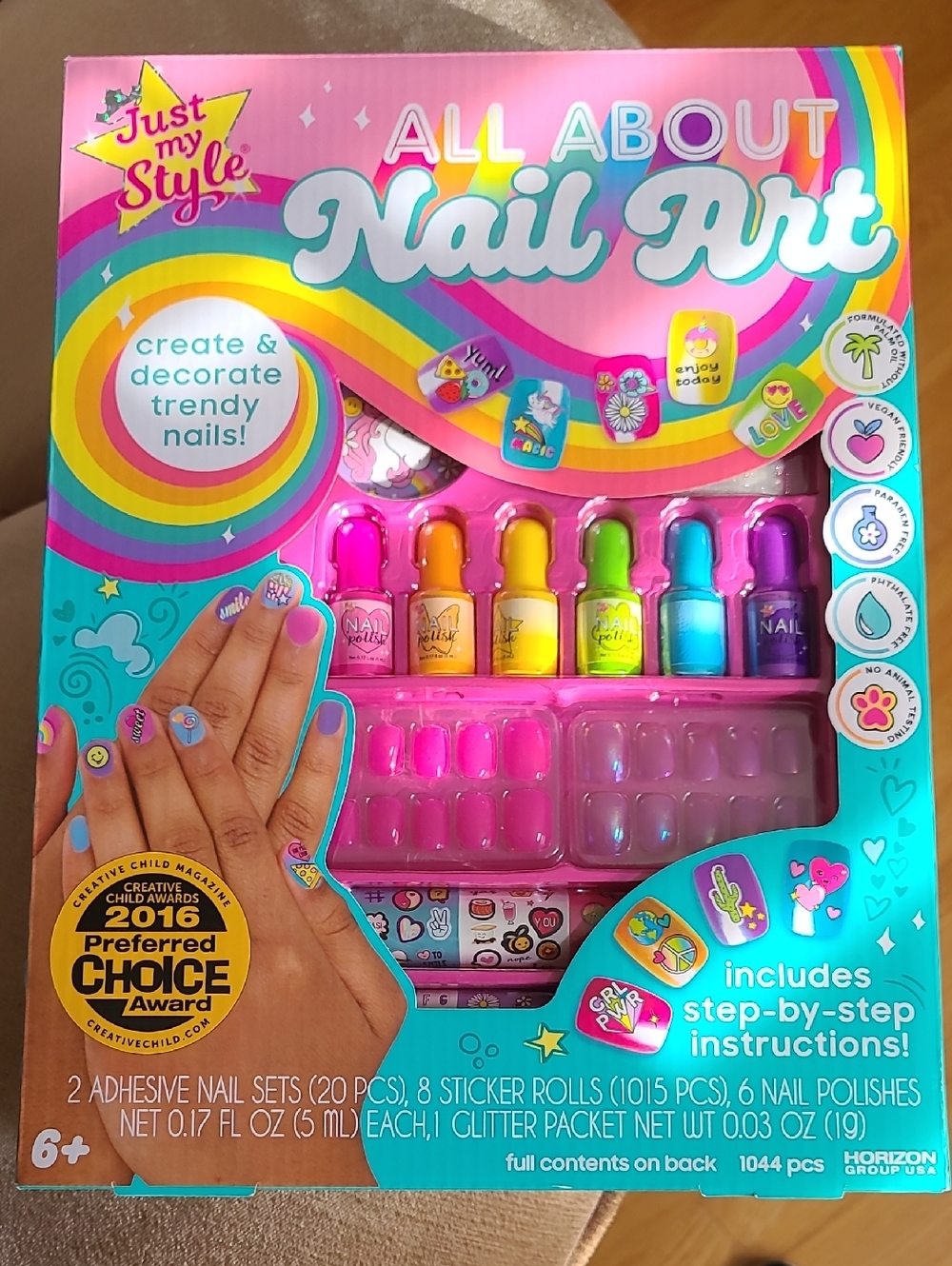 Just My Style All About Nail Art Kids Nail Kit - Pink Multi